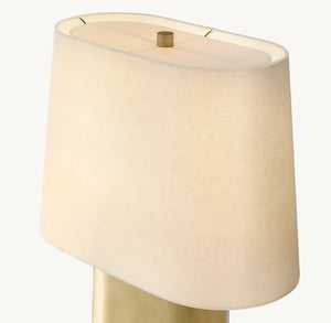 Modern Table Lamp with Linen Shade 24" 32" E26 LED Desk Light