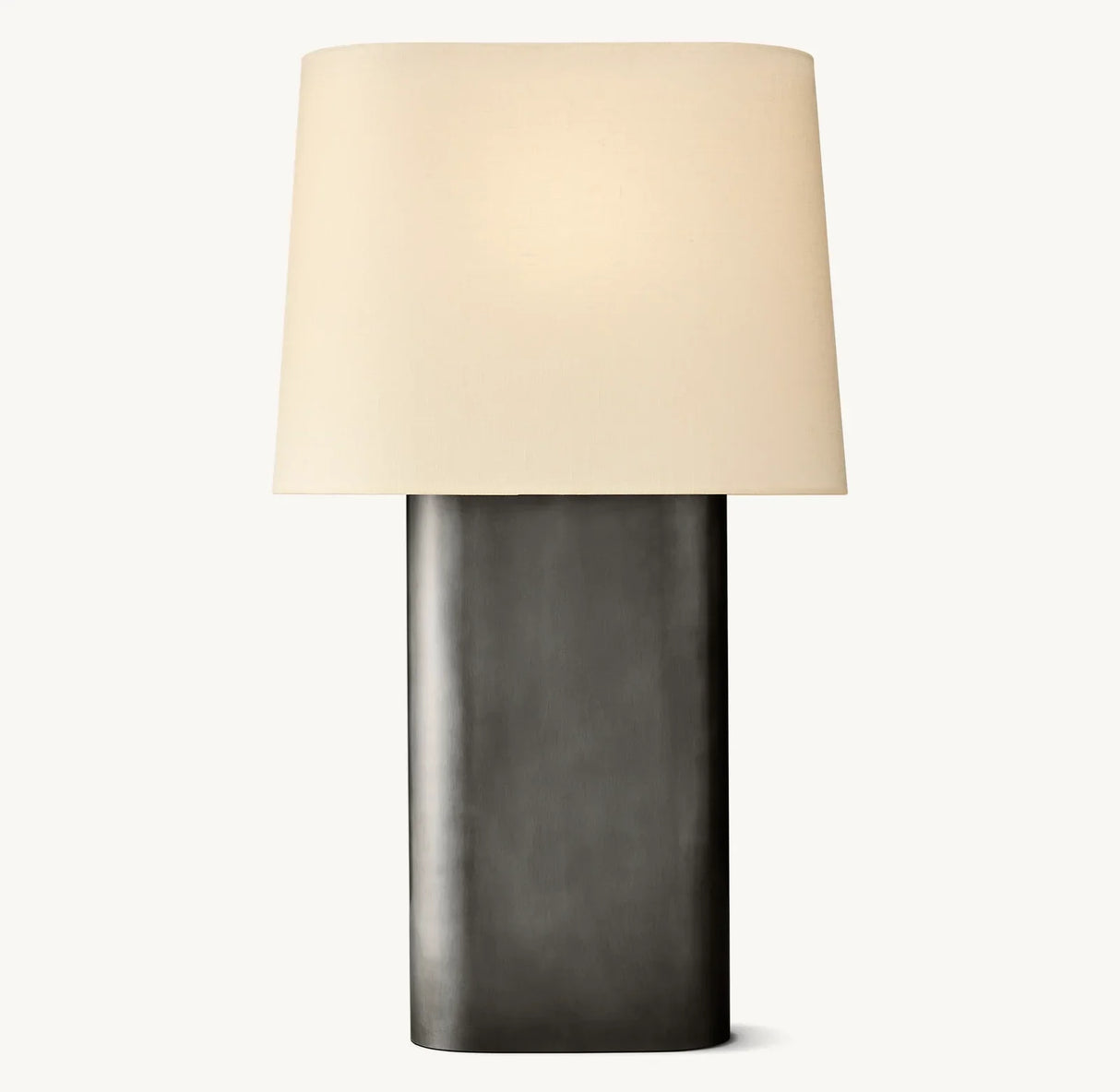 Modern Table Lamp with Linen Shade 24" 32" E26 LED Desk Light