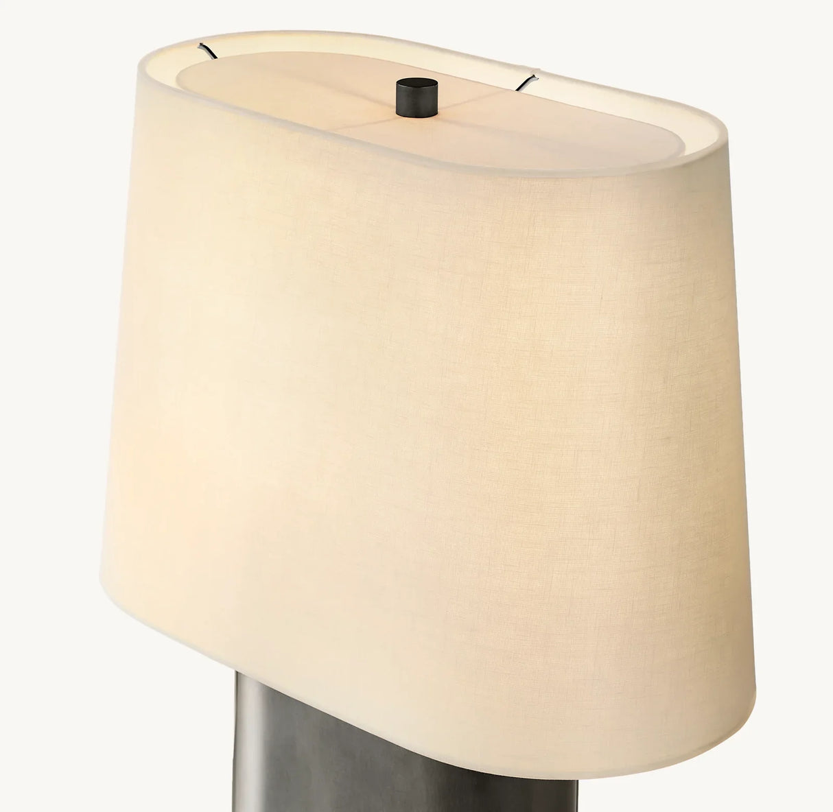 Modern Table Lamp with Linen Shade 24" 32" E26 LED Desk Light
