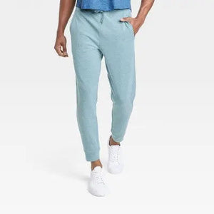 All In Motion Men's Soft Gym Pants Lightweight Sweatpants Yoga Pilates Fitness