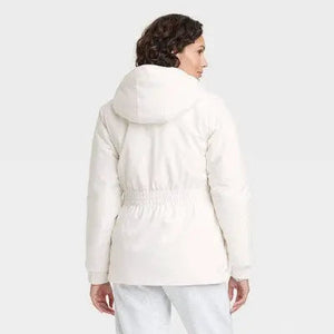All In Motion Women's Zip Winter Hooded Wind-Resistant Snow Sport Jacket