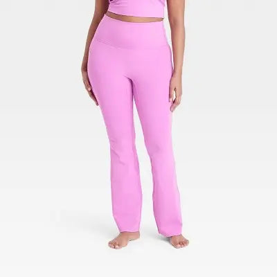 All In Motion Women's Plus Flare Pants UPF 50+ Quick Dry Yoga Pants Pilates