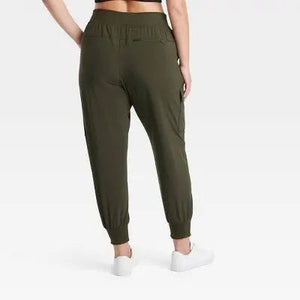 All in Motion Women's Stretch Woven Tapered Cargo Pants
