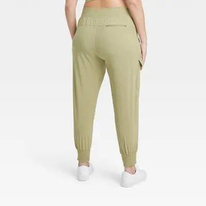All in Motion Women's Stretch Woven Tapered Cargo Pants