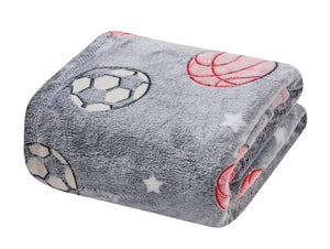 Faith, Hope, Love Home Décor Ultra Plush Cosmic Glow In The Dark Throw Blanket