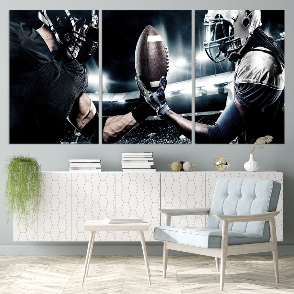 American Football Wall Art Canvas Print