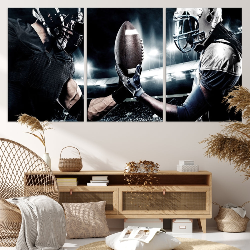 American Football Wall Art Canvas Print