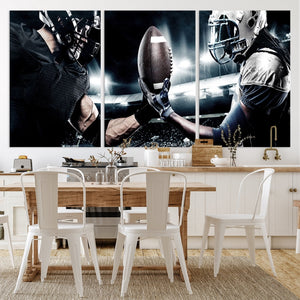 American Football Wall Art Canvas Print
