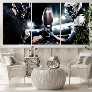 American Football Wall Art Canvas Print