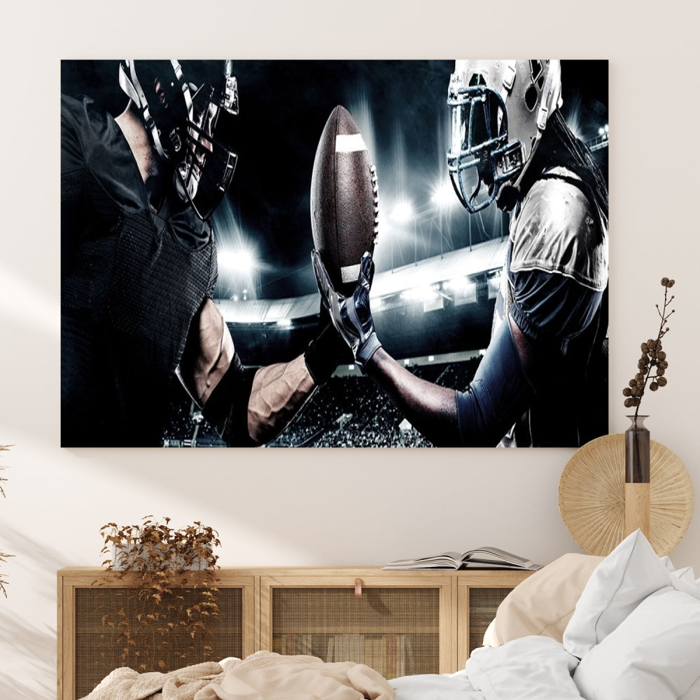 American Football Wall Art Canvas Print