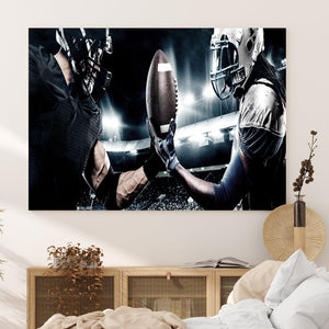 American Football Wall Art Canvas Print