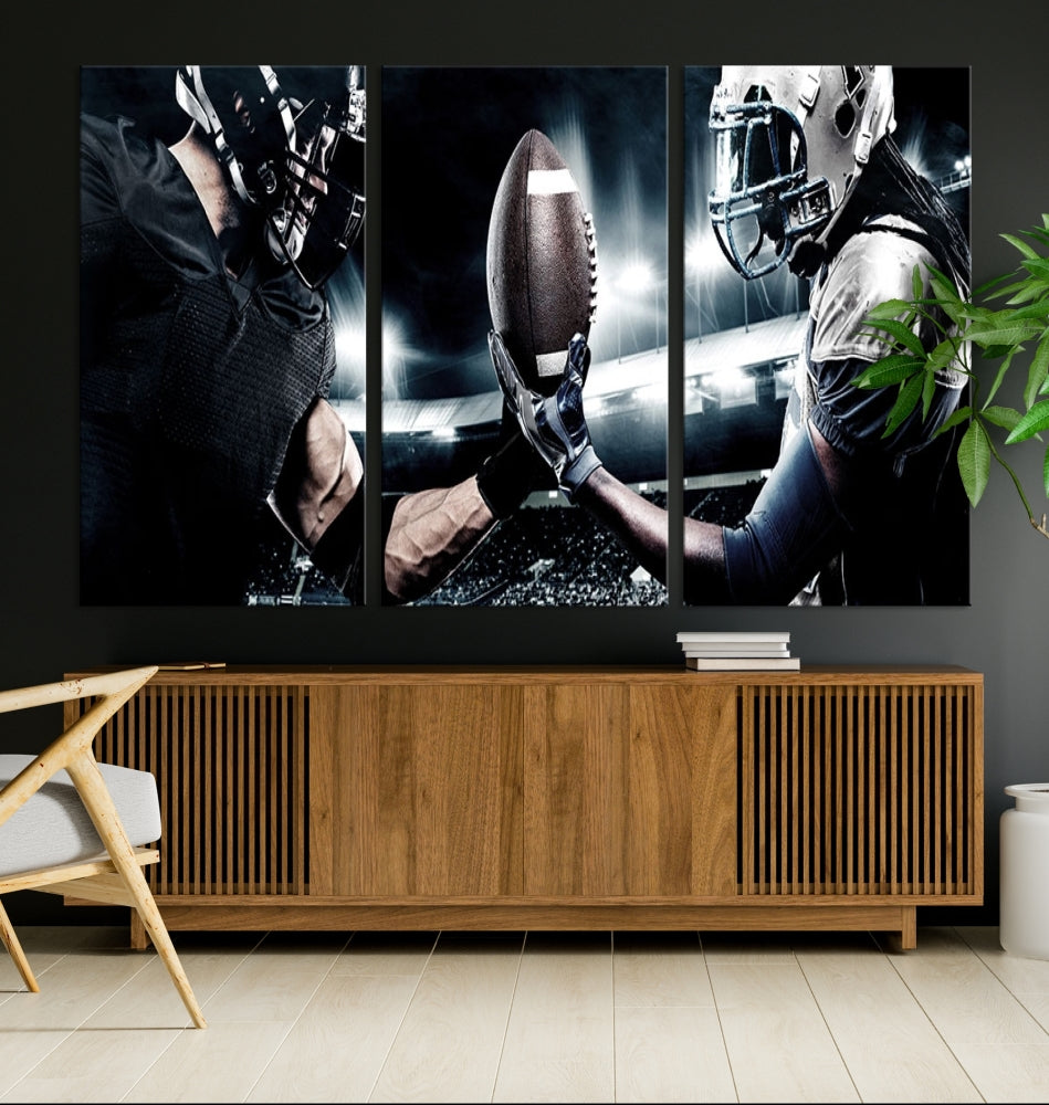American Football Wall Art Canvas Print