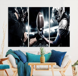 American Football Wall Art Canvas Print