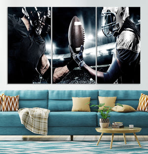 American Football Wall Art Canvas Print