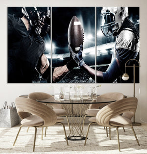 American Football Wall Art Canvas Print