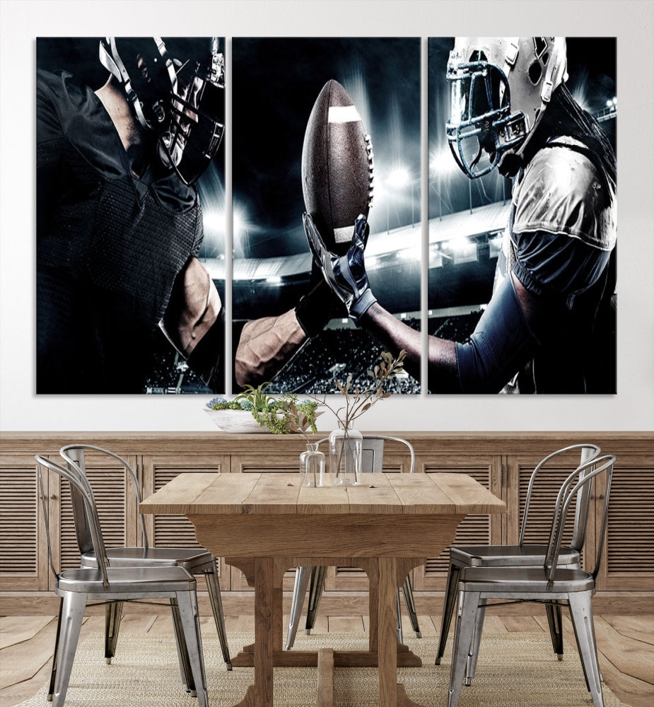 American Football Wall Art Canvas Print