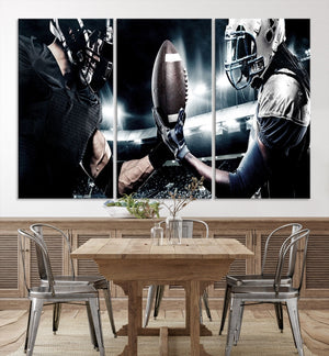 American Football Wall Art Canvas Print