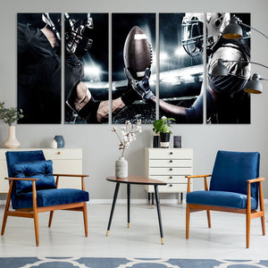 American Football Wall Art Canvas Print