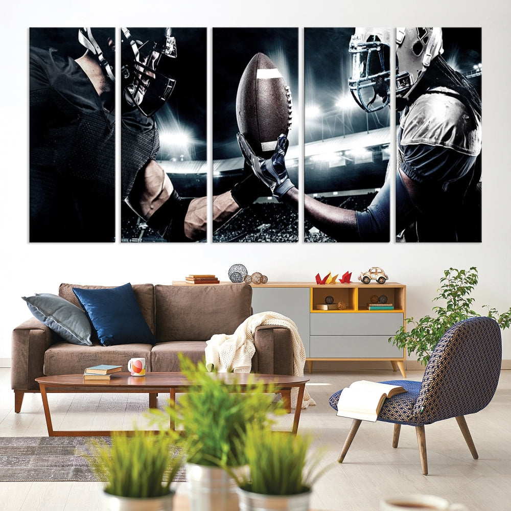 American Football Wall Art Canvas Print