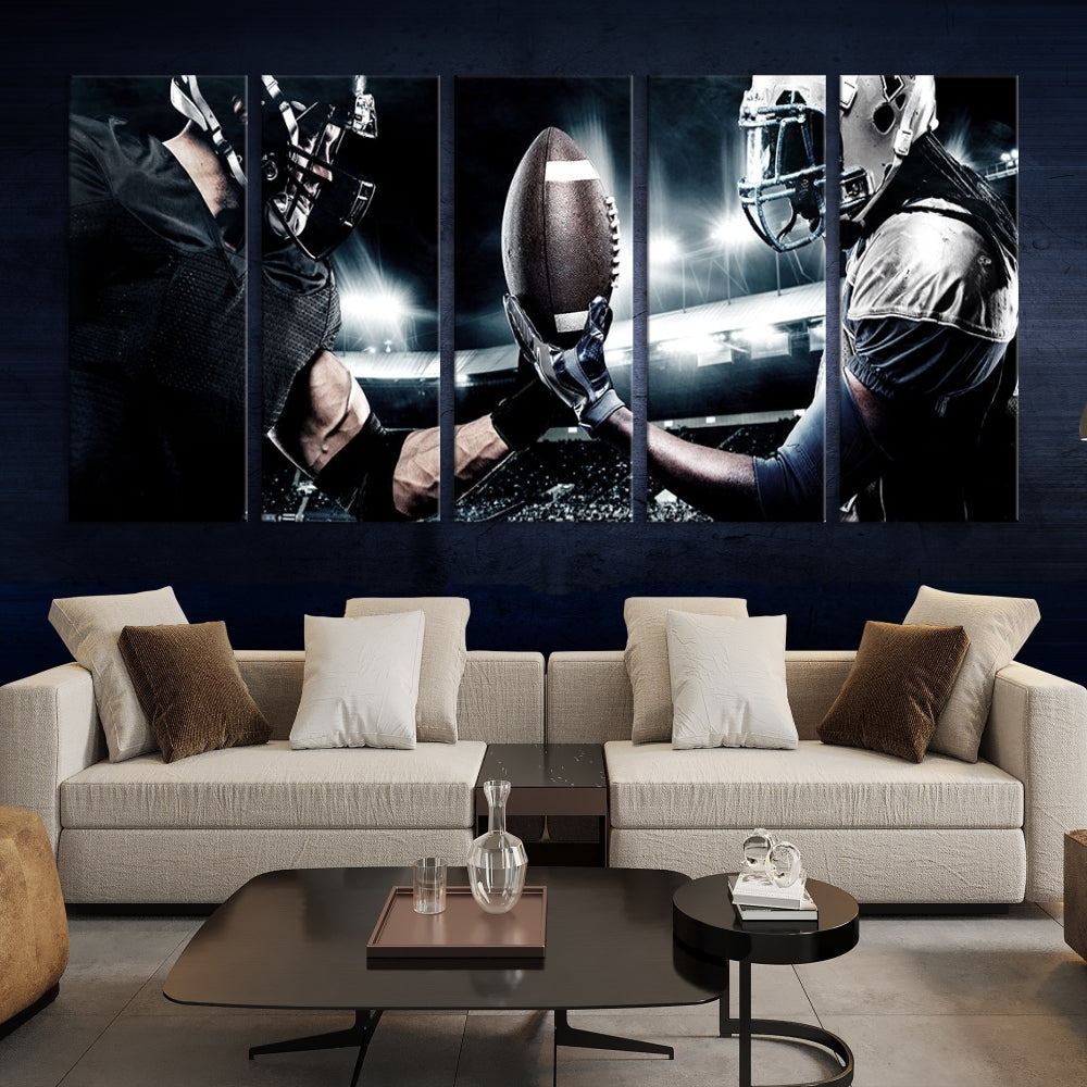 American Football Wall Art Canvas Print