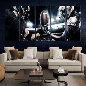 American Football Wall Art Canvas Print