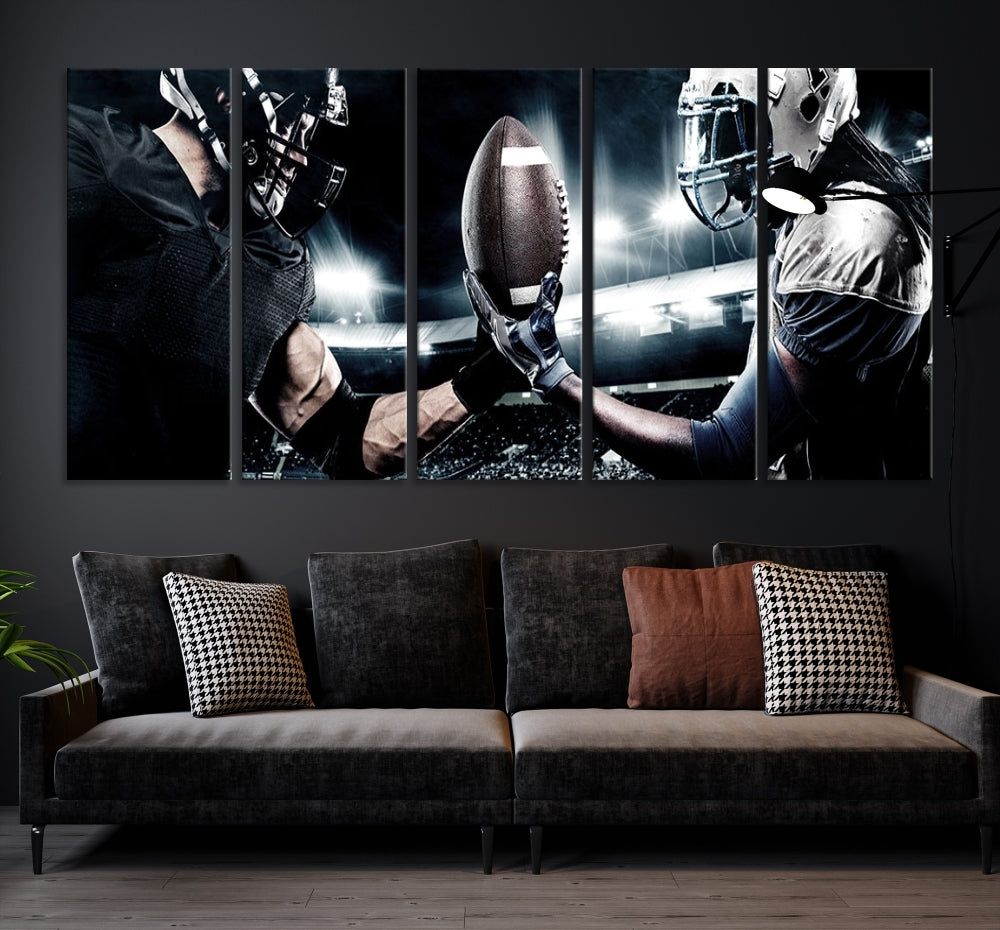 American Football Wall Art Canvas Print