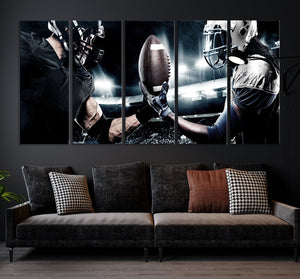 American Football Wall Art Canvas Print