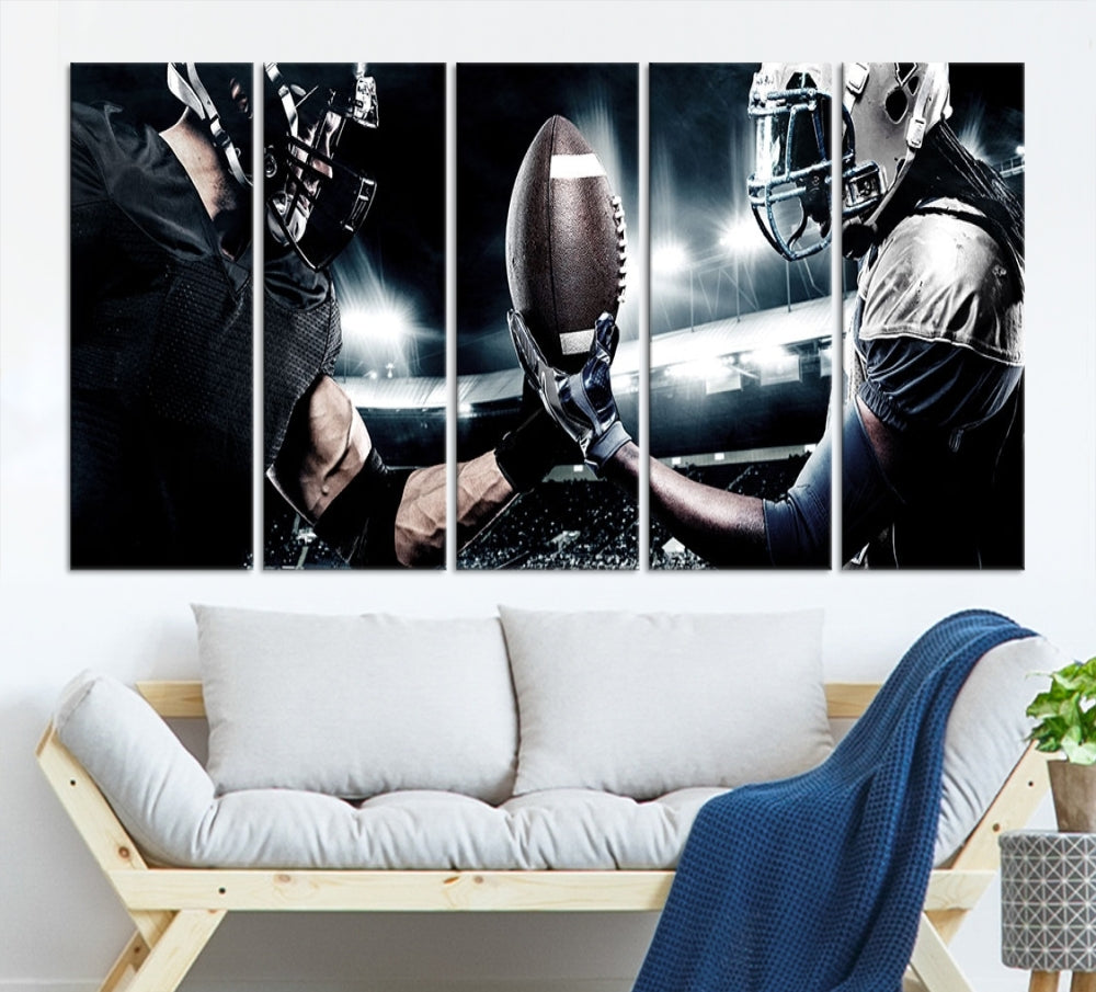American Football Wall Art Canvas Print