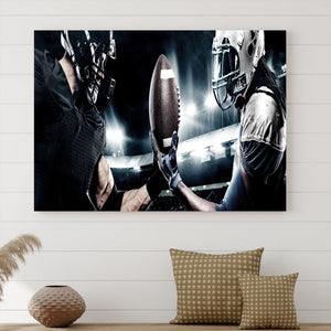 American Football Wall Art Canvas Print