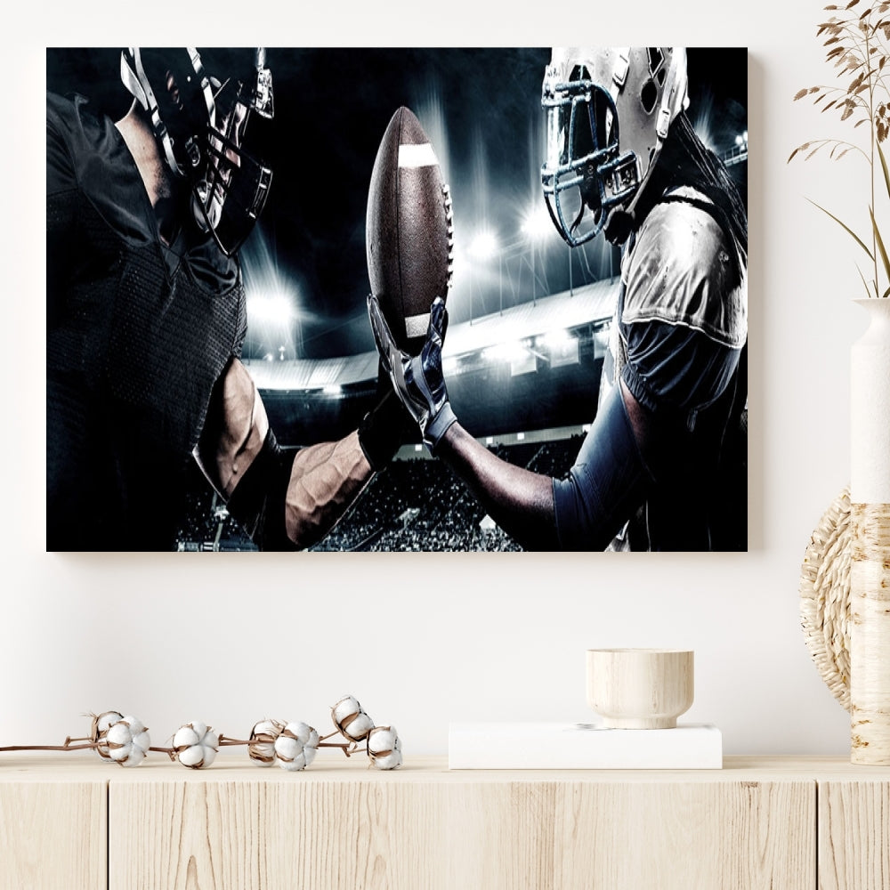 American Football Wall Art Canvas Print