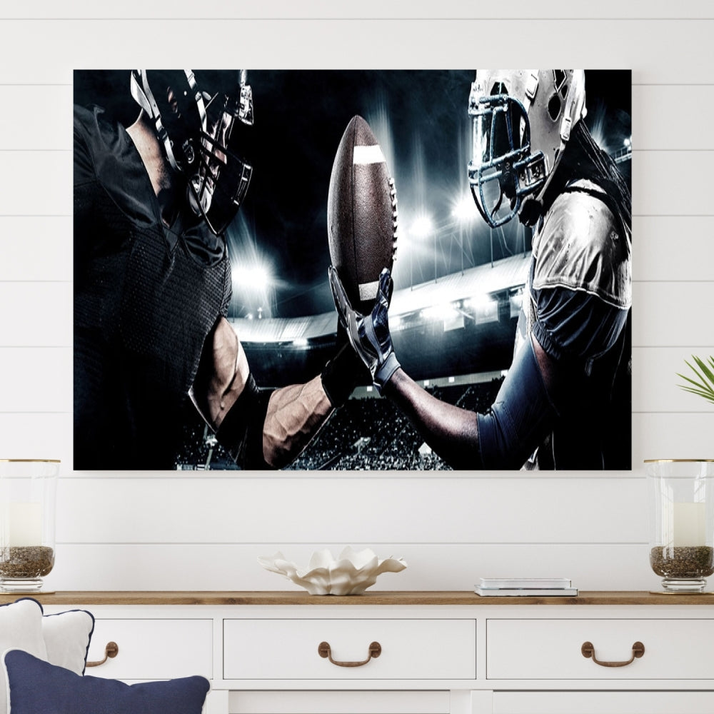 American Football Wall Art Canvas Print