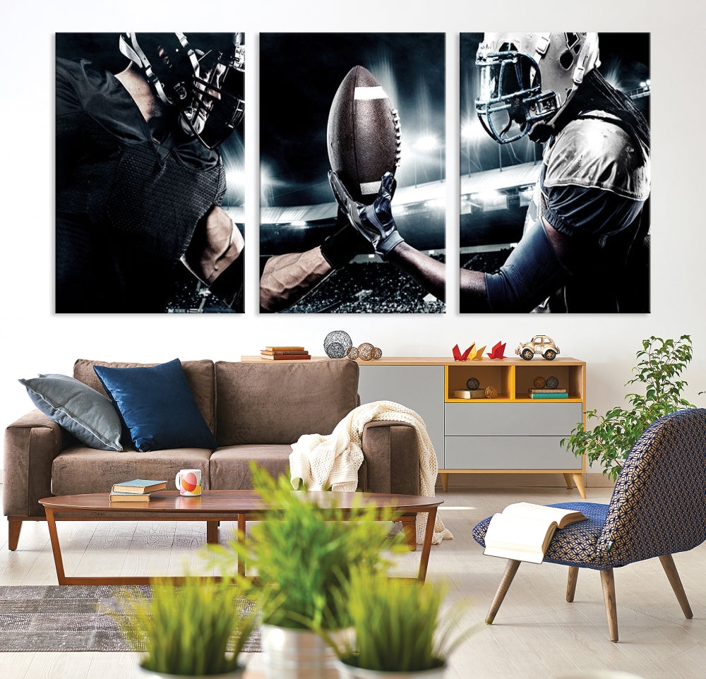 American Football Wall Art Canvas Print