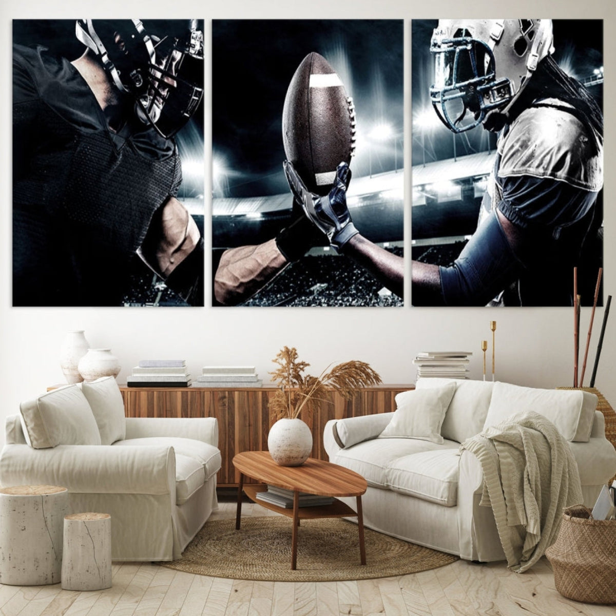 American Football Wall Art Canvas Print