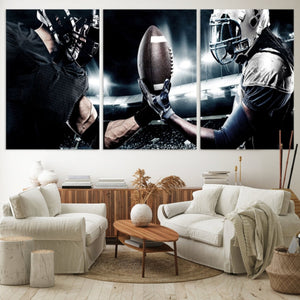American Football Wall Art Canvas Print