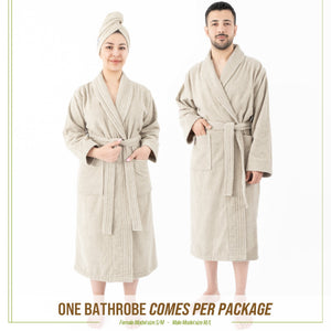 American Soft Linen, 100% Cotton Robes for Women and Men, Soft Lightweight Unisex Couple Turkish Bathrobes
