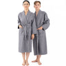 American Soft Linen 100% Cotton Waffle Robes for Women and Men, Unisex Waffle Kimono Lounging Bathrobe, 1 Piece Waffle Robe for Couples After Shower