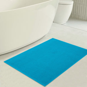 American Soft Linen 100% Cotton Bath Mat Rugs, 20x34 inches with Silicone Backing, Soft Absorbent Grip-Enhanced Bath Mats for Bathroom
