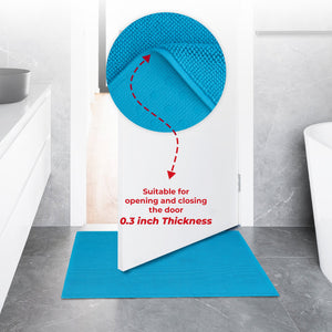 American Soft Linen 100% Cotton Bath Mat Rugs, 20x34 inches with Silicone Backing, Soft Absorbent Grip-Enhanced Bath Mats for Bathroom - 35 Set Case Pack