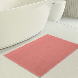 American Soft Linen 100% Cotton Bath Mat Rugs, 20x34 inches with Silicone Backing, Soft Absorbent Grip-Enhanced Bath Mats for Bathroom - 35 Set Case Pack
