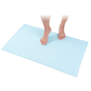 American Soft Linen 100% Cotton Bath Mat Rugs, 20x34 inches with Silicone Backing, Soft Absorbent Grip-Enhanced Bath Mats for Bathroom - 35 Set Case Pack