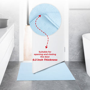 American Soft Linen 100% Cotton Bath Mat Rugs, 20x34 inches with Silicone Backing, Soft Absorbent Grip-Enhanced Bath Mats for Bathroom - 35 Set Case Pack