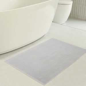 American Soft Linen 100% Cotton Bath Mat Rugs, 20x34 inches with Silicone Backing, Soft Absorbent Grip-Enhanced Bath Mats for Bathroom - 35 Set Case Pack