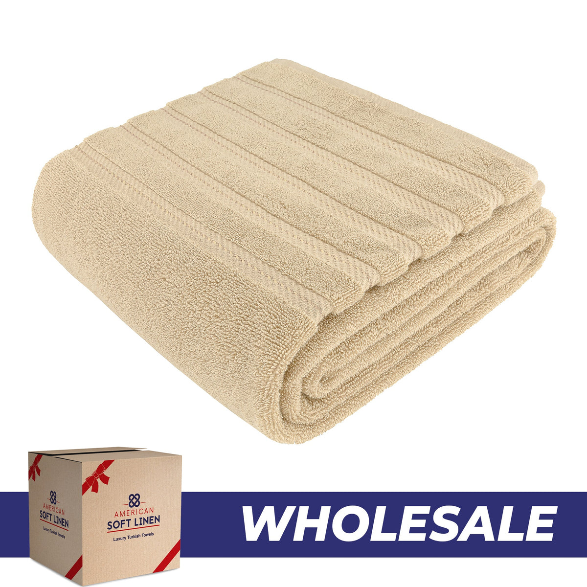American Soft Linen 35x70 Cotton Bath Sheets – Jumbo, Soft & Absorbent Hotel-Quality Towels