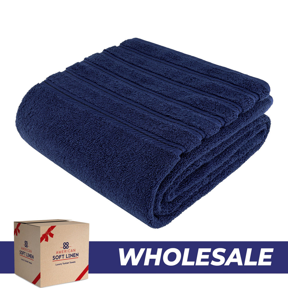 American Soft Linen 35x70 Cotton Bath Sheets – Jumbo, Soft & Absorbent Hotel-Quality Towels