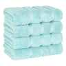 American Soft Linen 100%  Cotton Turkish Towels, 4 Pack Hand Towel Set, Super Soft, Absorbent, Quick Dry Premium Towels