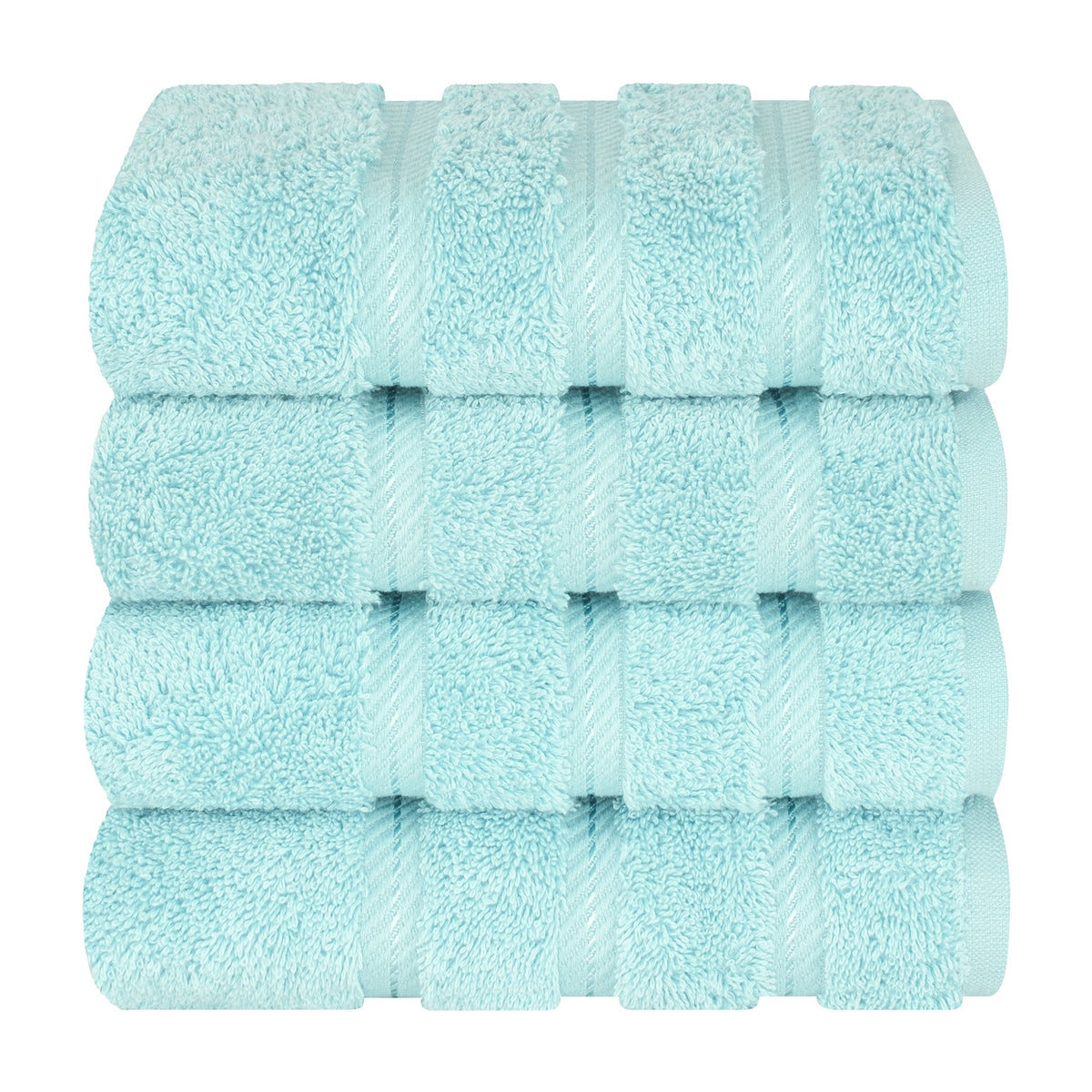 4 Piece 100% Cotton Turkish Towels, Hand Towel Set, Soft, Absorbent, Quick Dry - 28 Set Case Pack