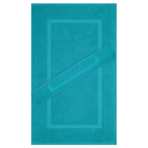 American Soft Linen Bekos 100% Cotton Bath Mat Set, 2 Piece 20x34 inches Wholesale Bath Rugs for Bathroom