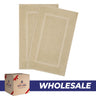American Soft Linen Bekos 100% Cotton Bath Mat Set, 2 Piece 20x34 inches Wholesale Bath Rugs for Bathroom