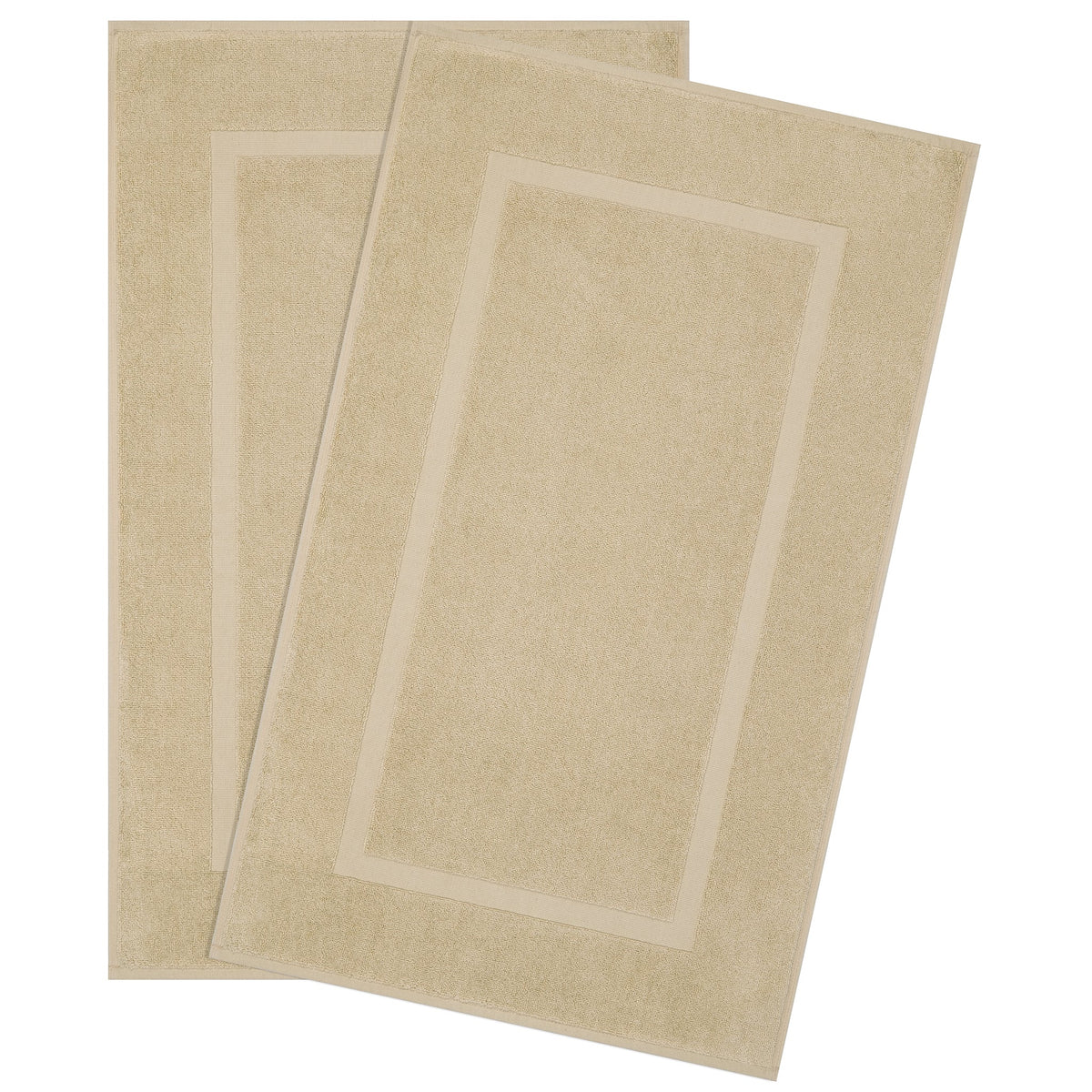 American Soft Linen Bekos 100% Cotton Bath Mat Set, 2 Piece 20x34 inches Wholesale Bath Rugs for Bathroom