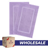 American Soft Linen Bekos 100% Cotton Bath Mat Set, 2 Piece 20x34 inches Wholesale Bath Rugs for Bathroom